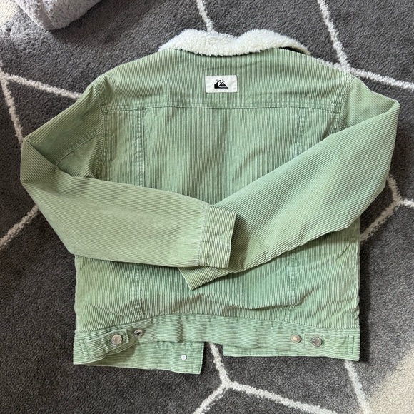 Quiksilver Sage Green Corduroy Jacket - Picture 2 of 7